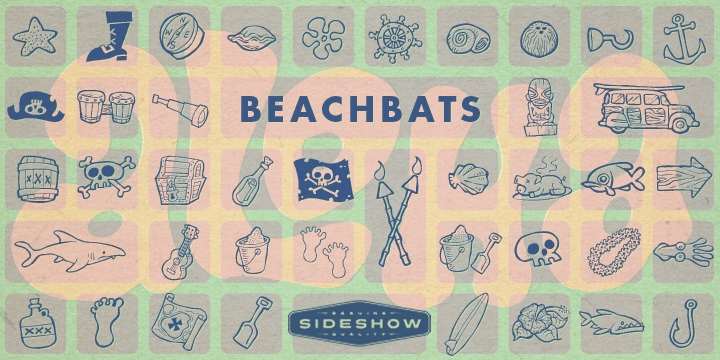 Beachbats Font Poster #1