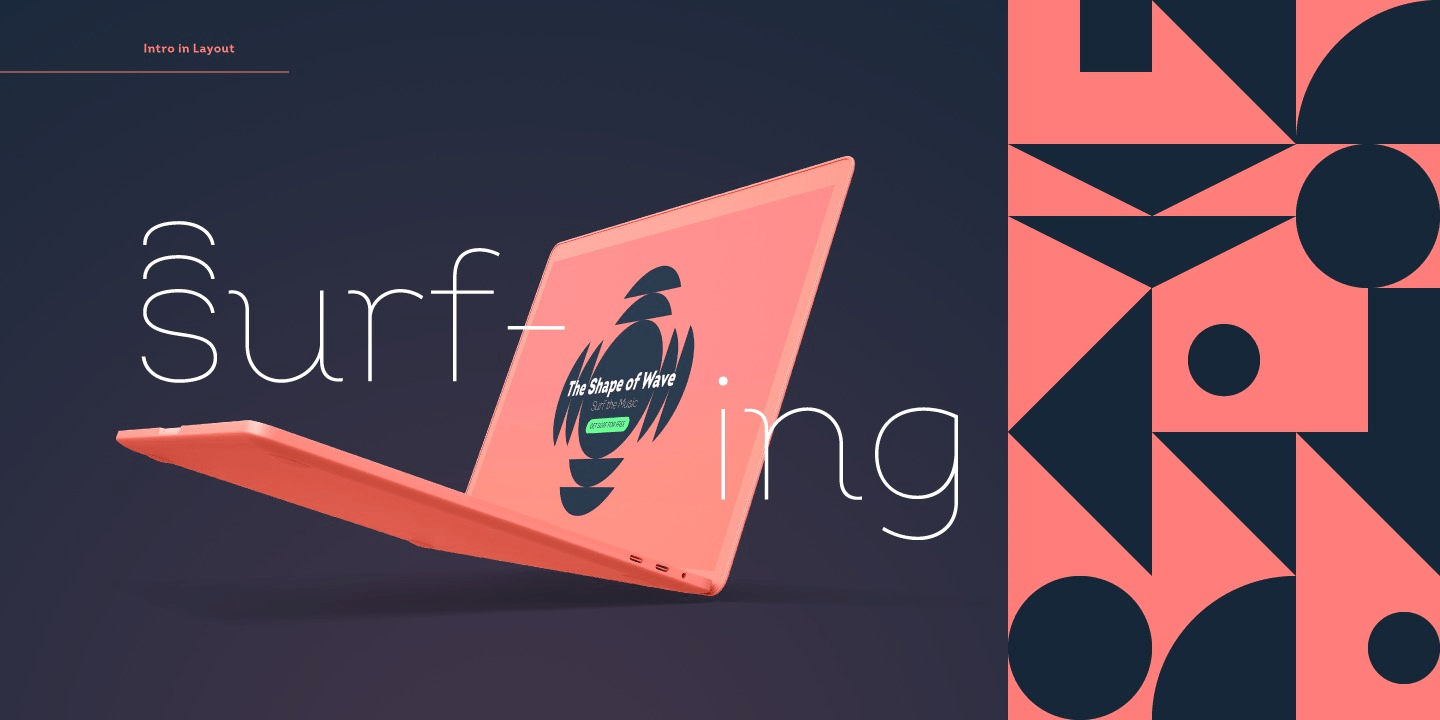Intro Font Poster #1