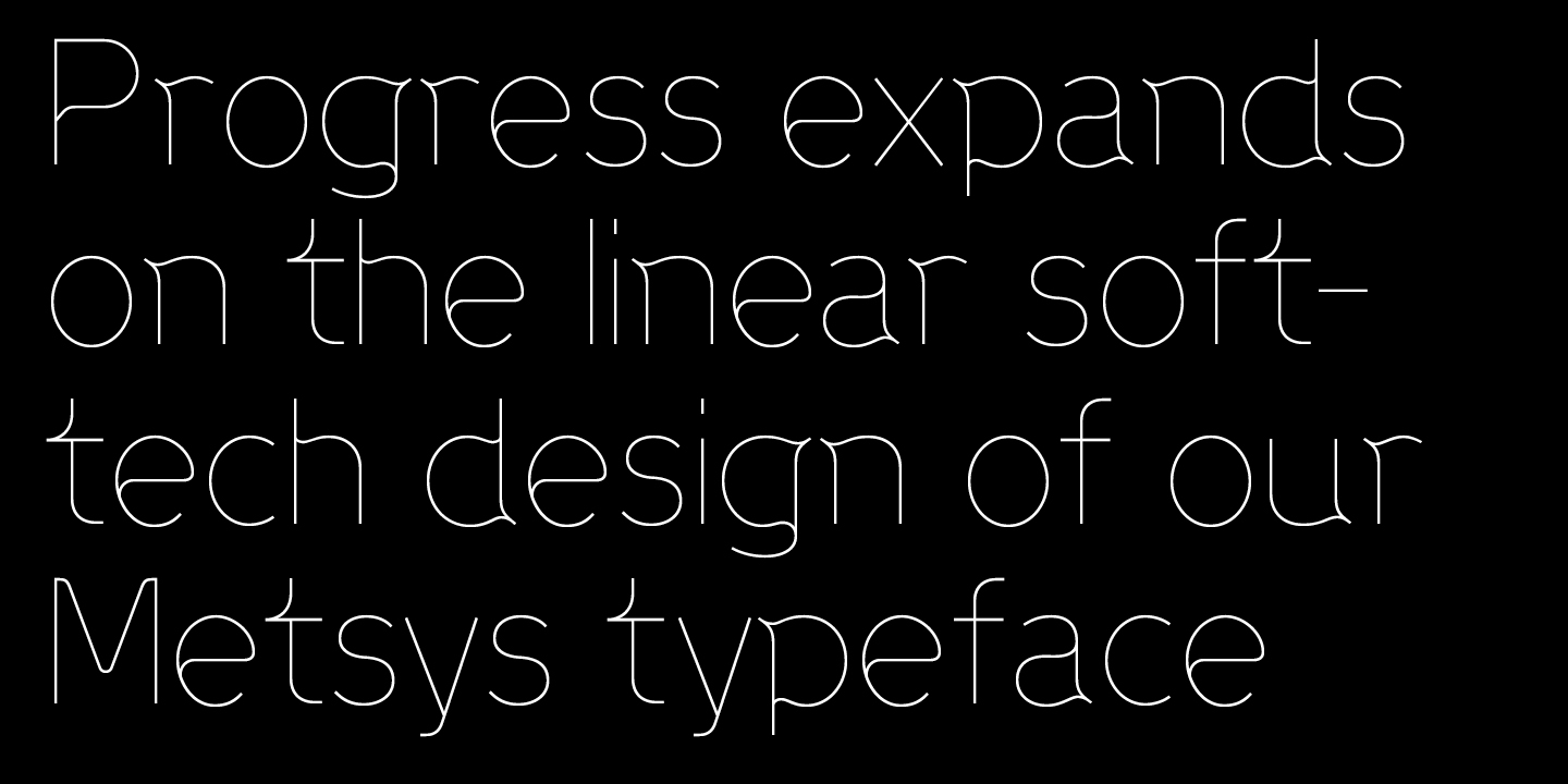 Progress Two Font Poster #1