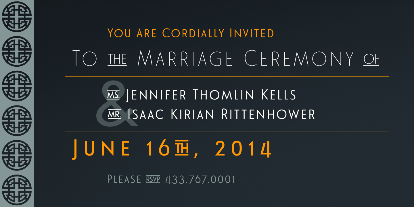 Le Havre Titling Font Poster #1