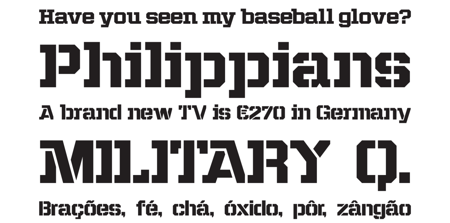 Project Fairfax Font Poster #1
