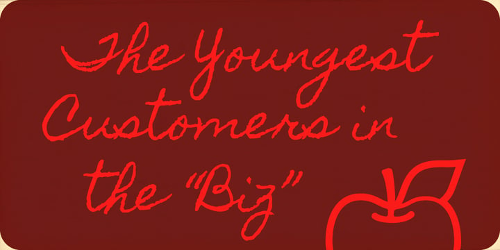 Homemade Apple Pro Font Poster #2