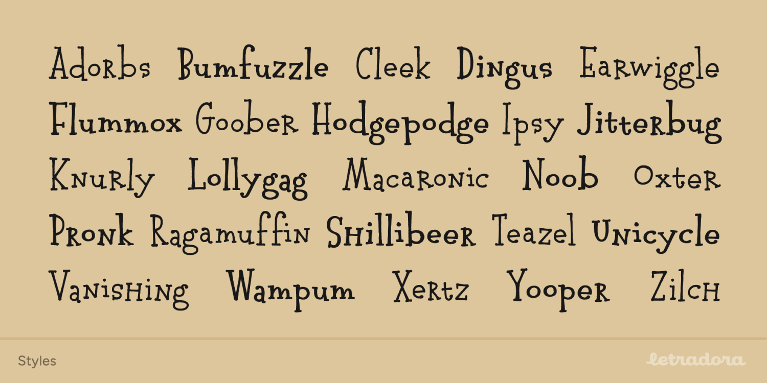 Pocket Serif Font Poster #1