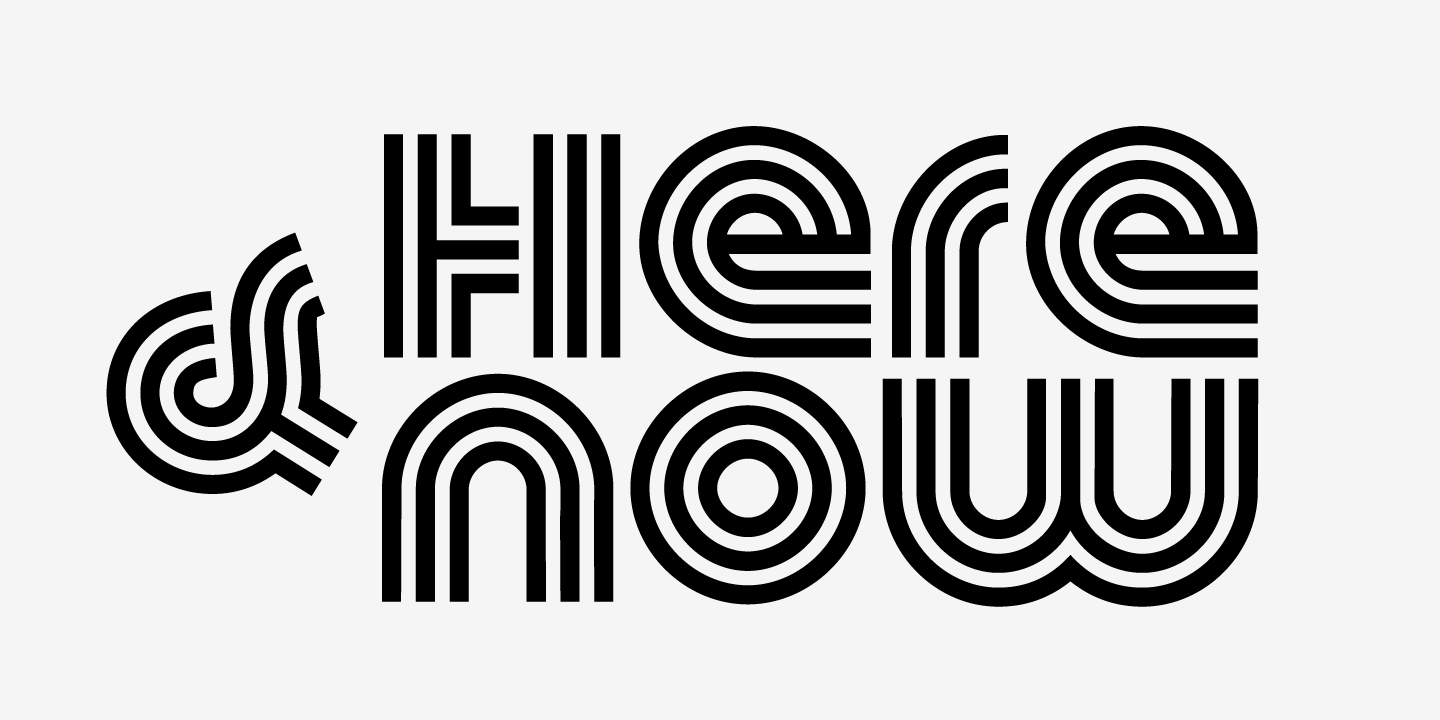 Macrame Super Triline Font Poster #1