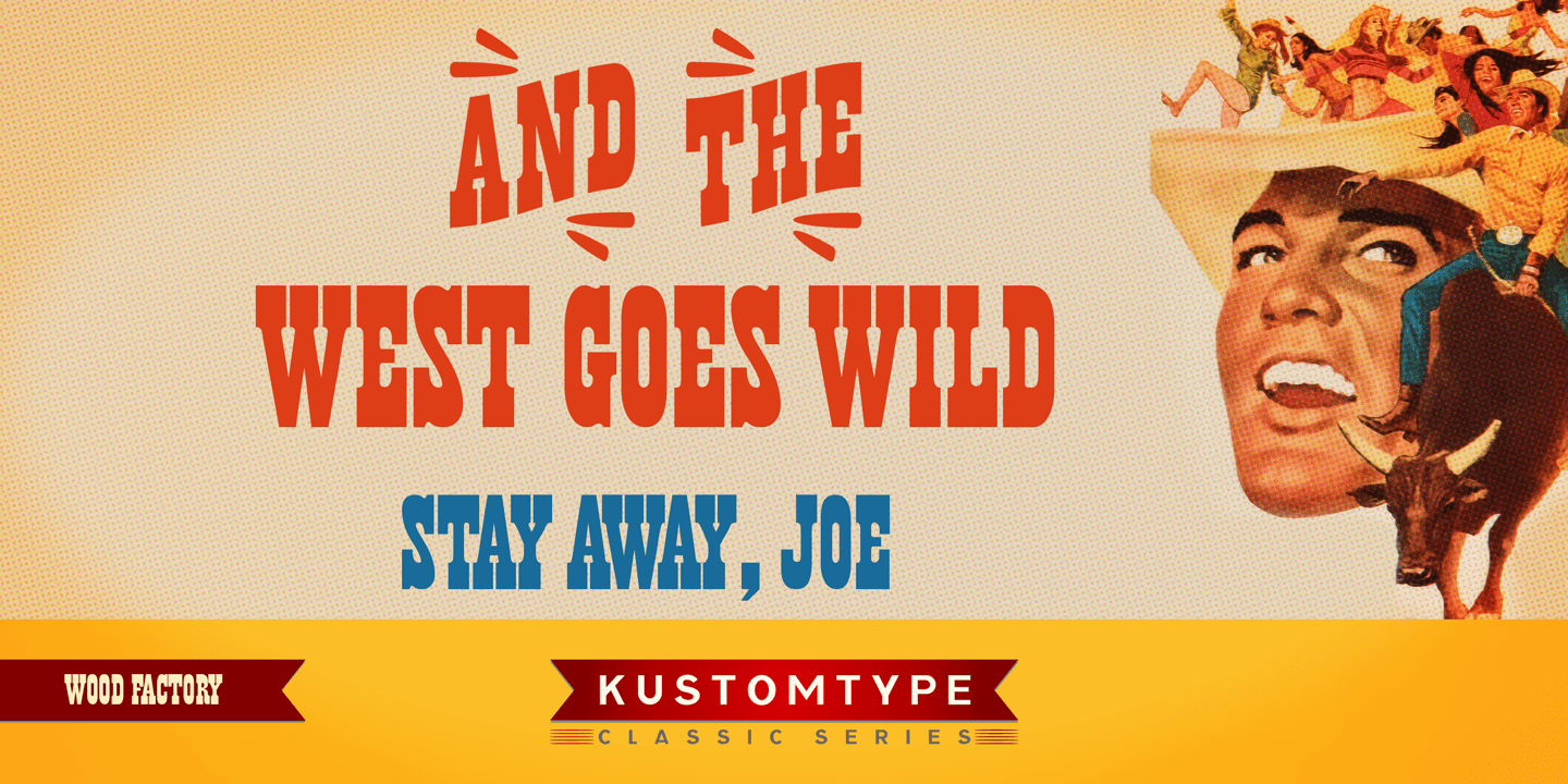 Wood Factory Font Poster #1