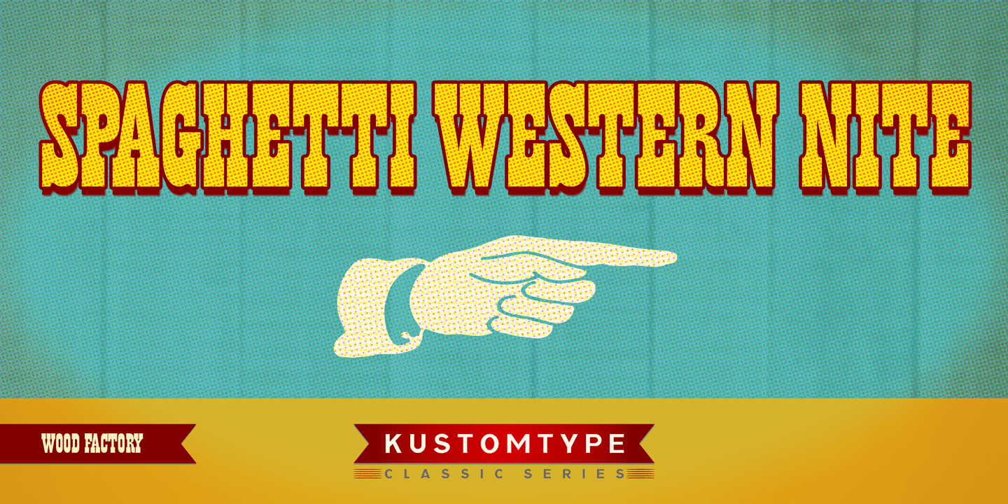 Wood Factory Font Poster #1