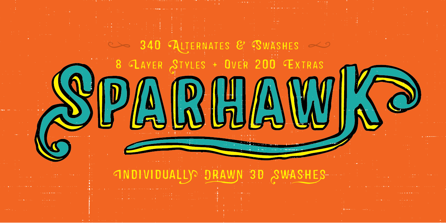 Sparhawk Font Poster #1
