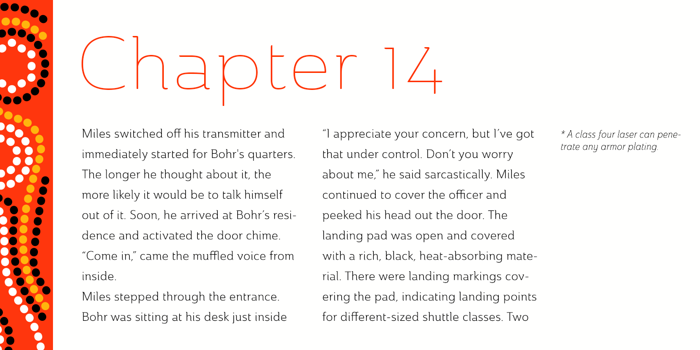 Ainslie Font Poster #1