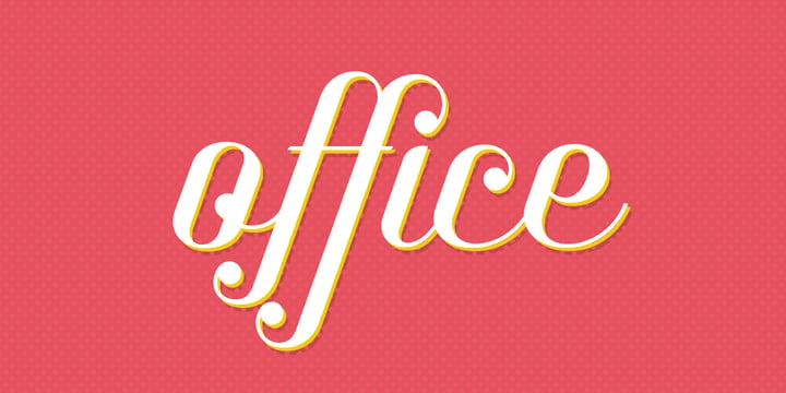 Benson Script Font Poster #1