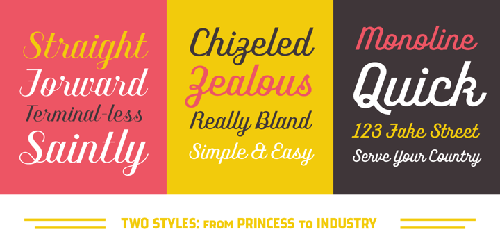 Benson Script Font Poster #1