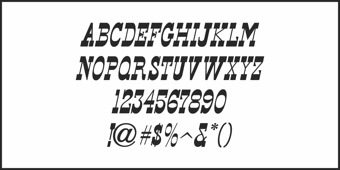 Faux Pas Font Poster #5