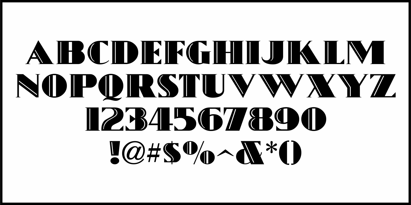 Movie Usher Font Poster #3