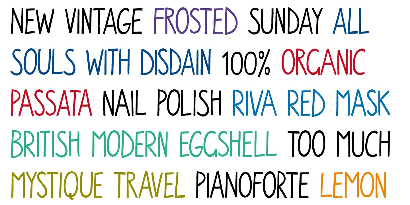 Walpurga Font Poster #1