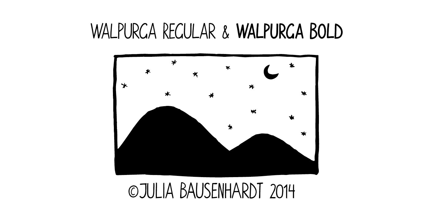 Walpurga Font Poster #1