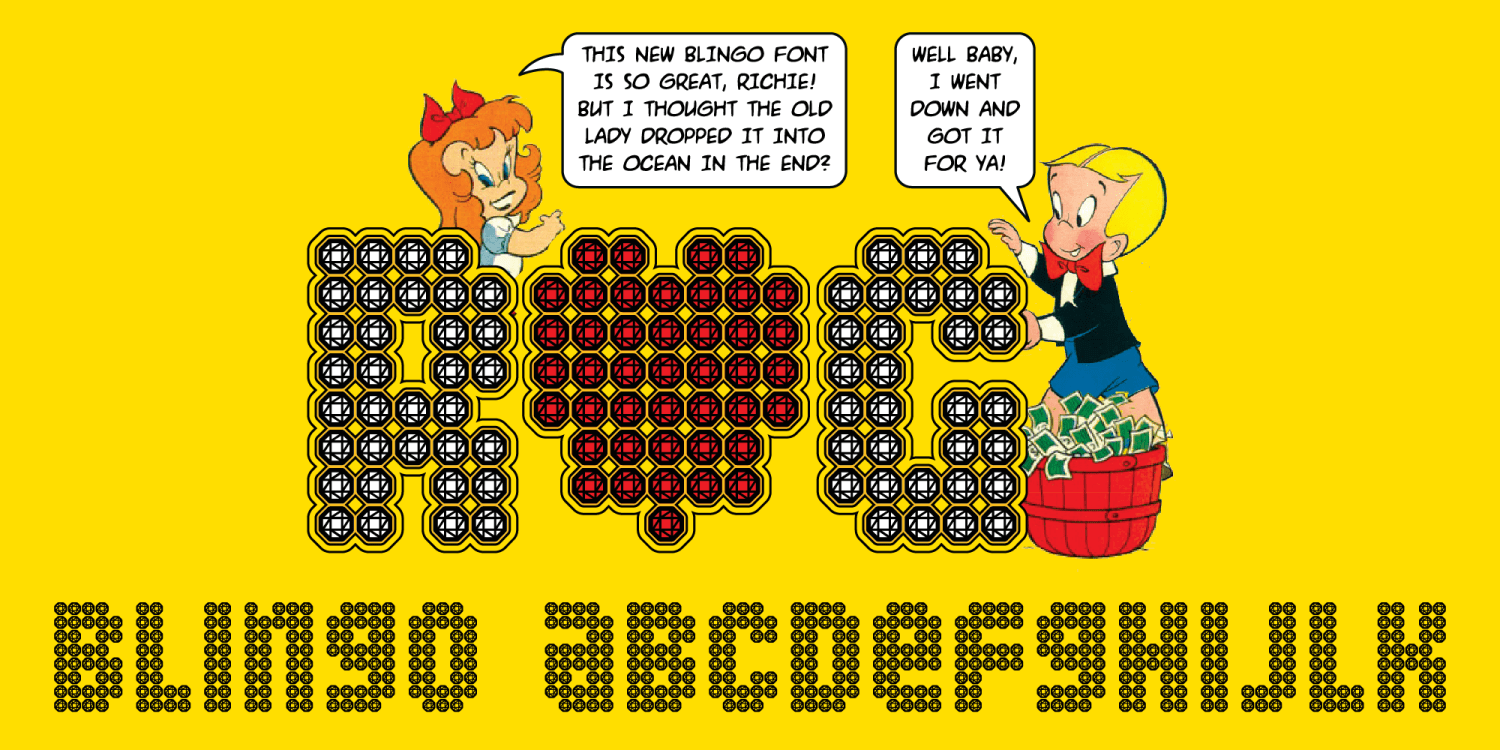 Blingo Font Poster #1
