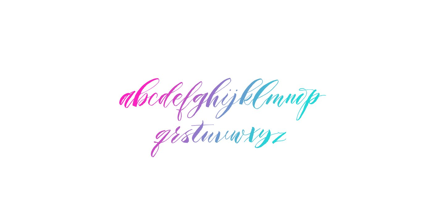 Backlash Font Poster #1