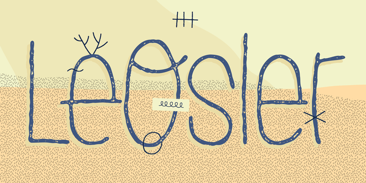 LeOsler Font Poster #1
