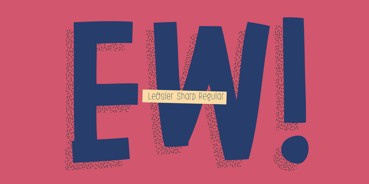 LeOsler Font Poster #1