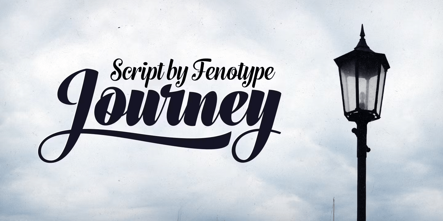 Journey Font Poster #1