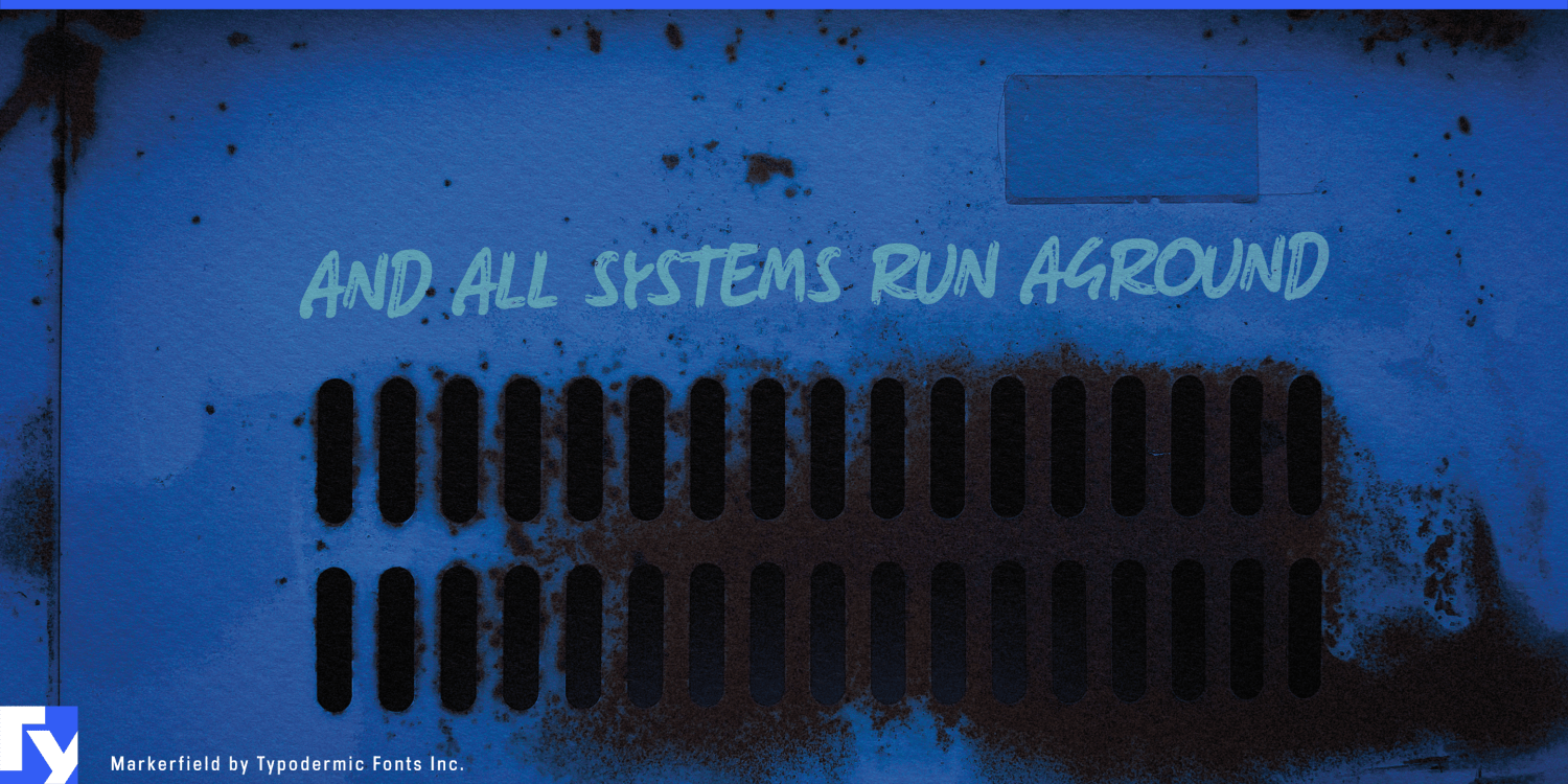 Markerfield Font Poster #1