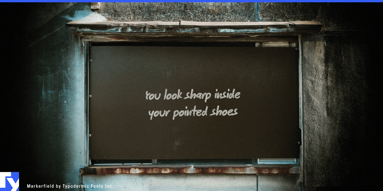 Markerfield Font Poster #1