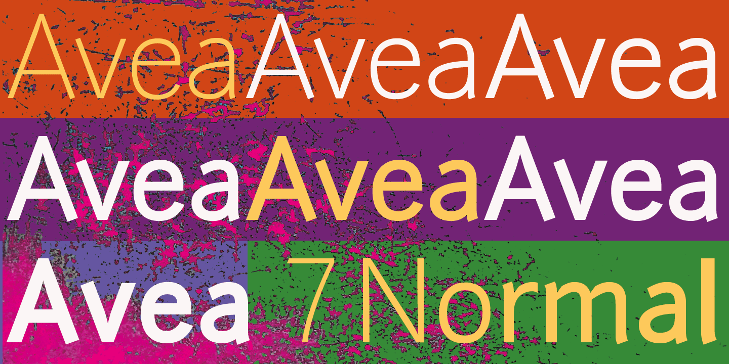 Avea Font Poster #1