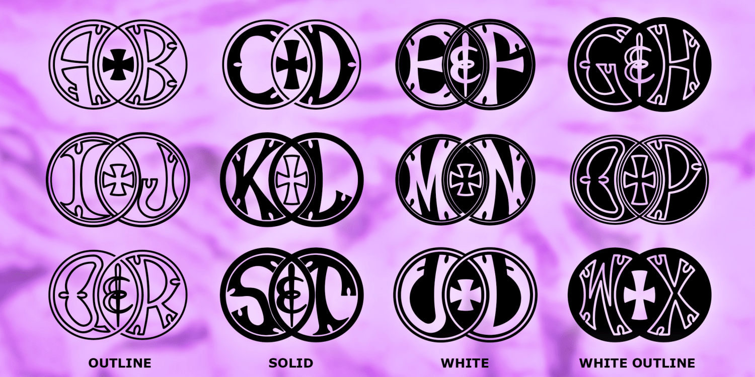 Olden Rings Font Family Poster