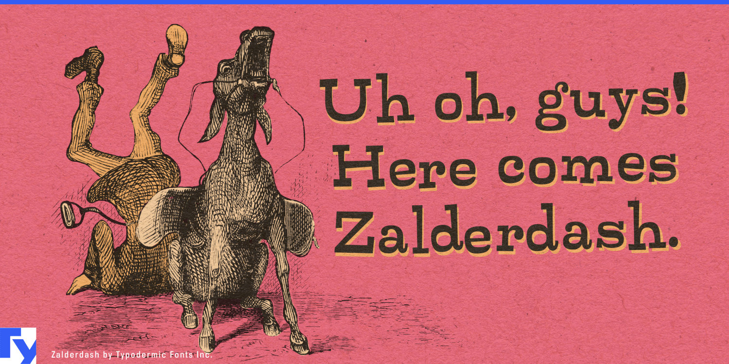 Zalderdash Font Poster #1