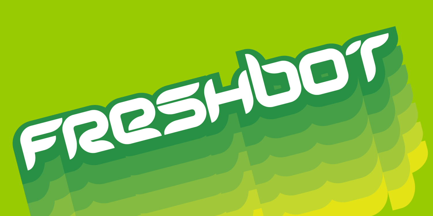 Freshbot Font Poster #1