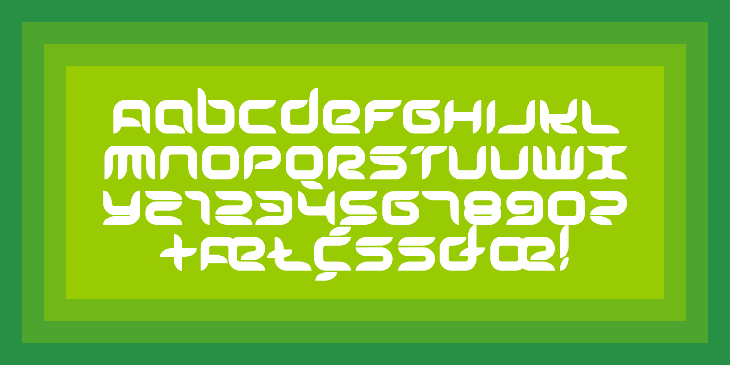Freshbot Font Poster #1