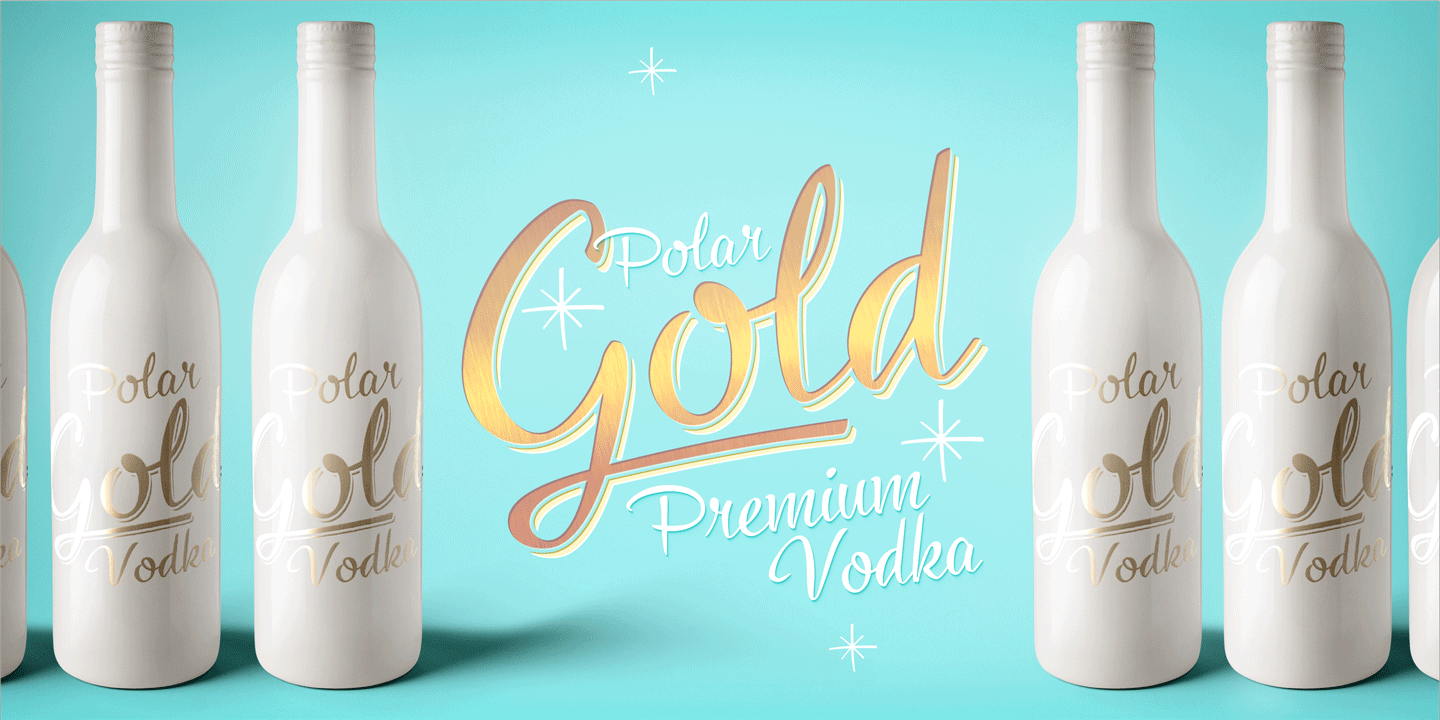 Cold Brew Font Poster #1