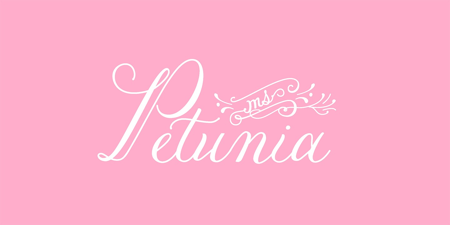 Petunia Font Poster #1