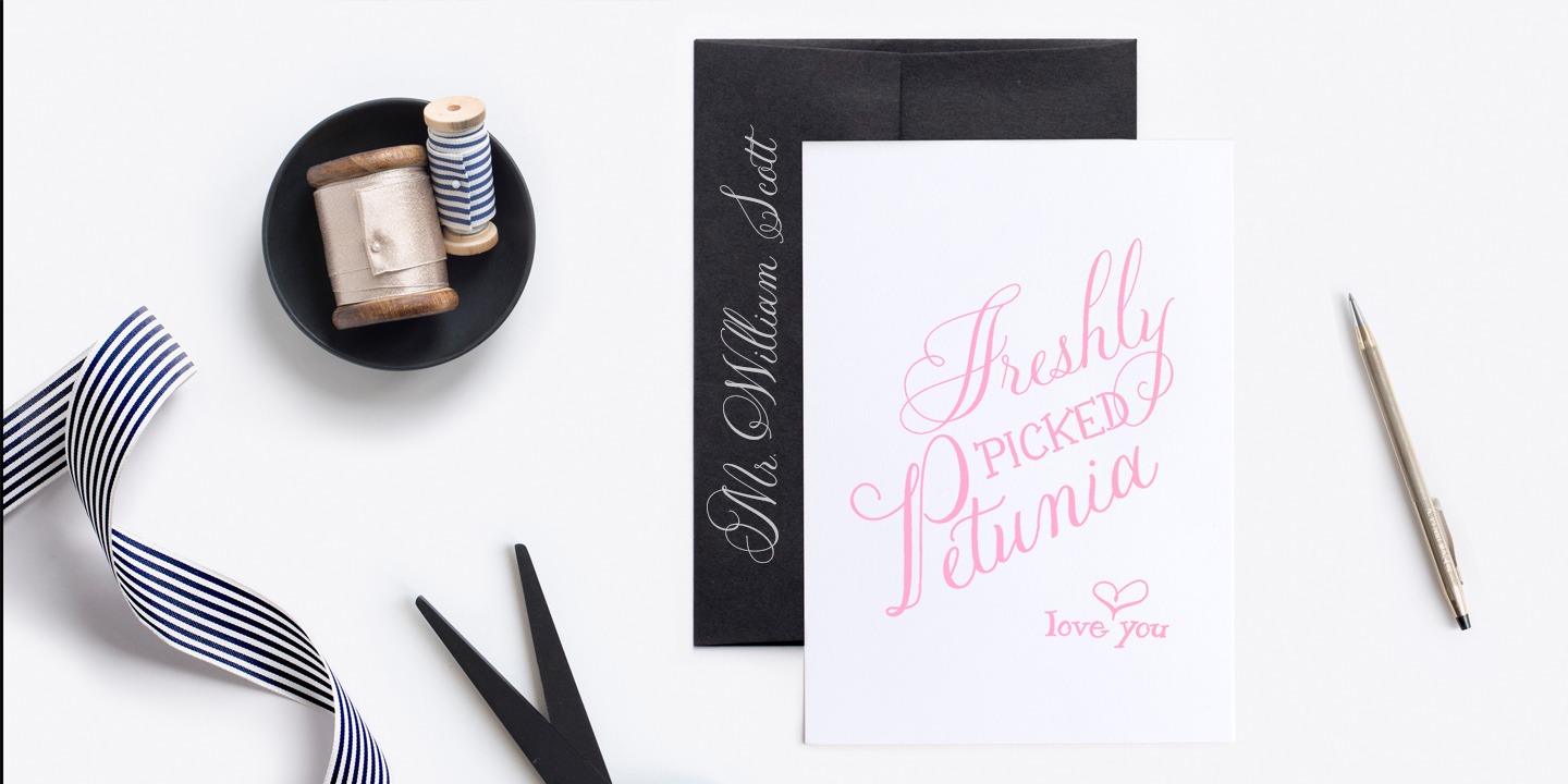 Petunia Font Poster #1