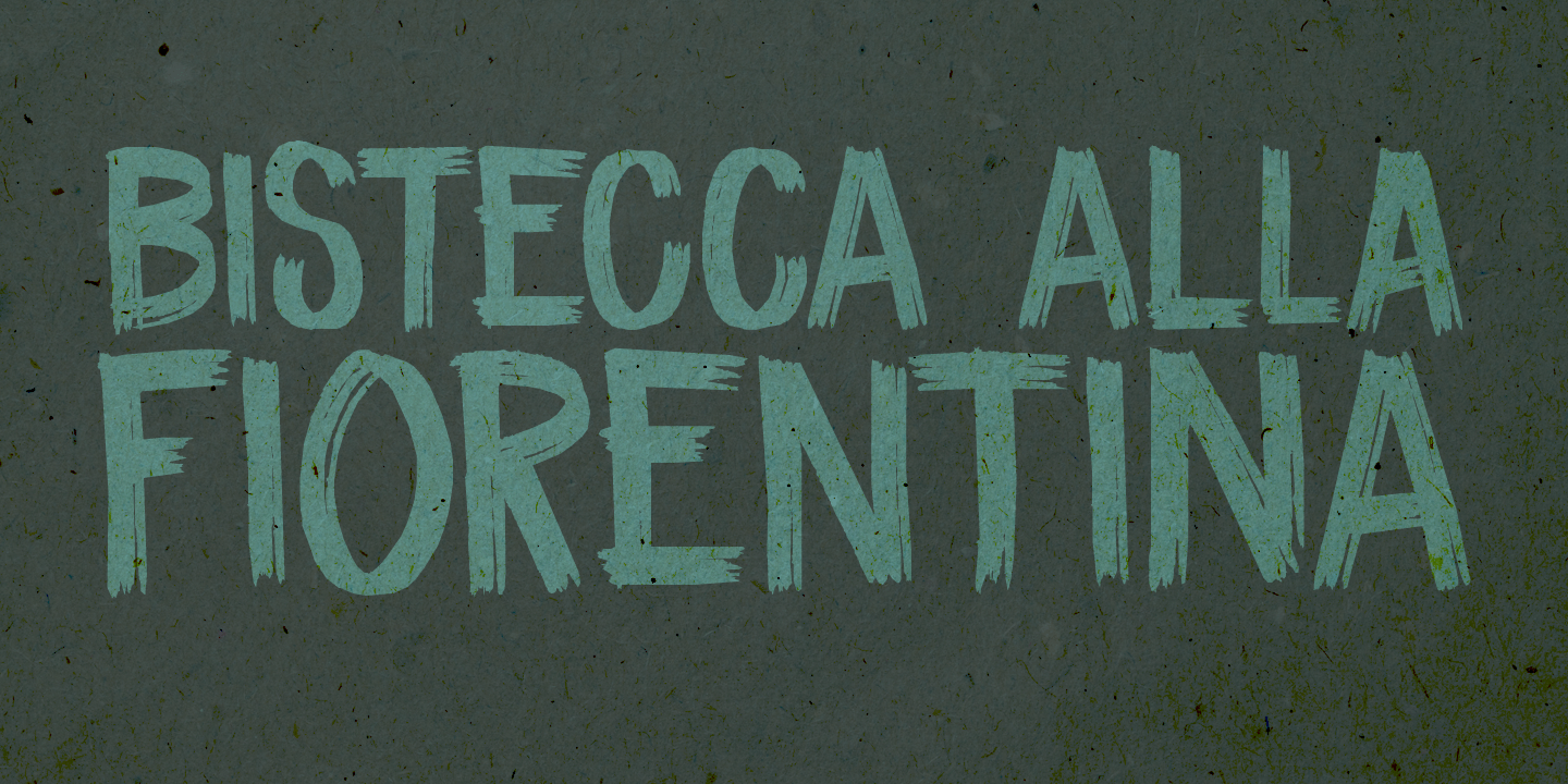 Coal Brush Font Poster #1
