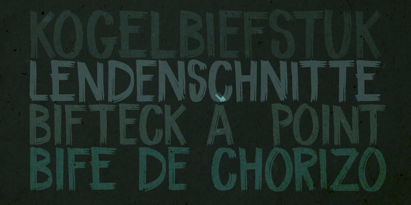Coal Brush Font Poster #1