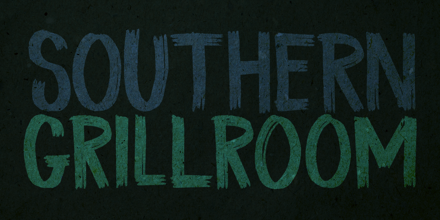 Coal Brush Font Poster #1