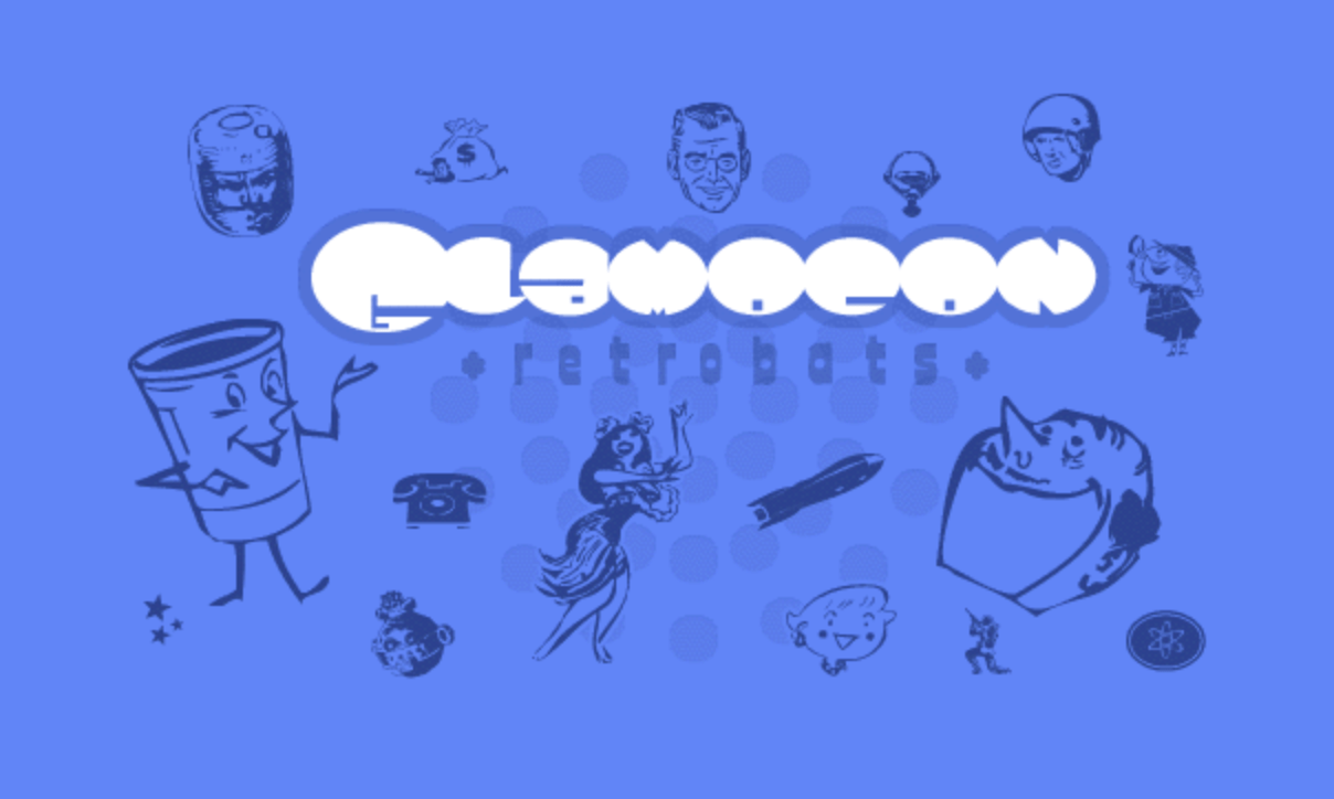 Glamocon RetroBats Font Poster #1