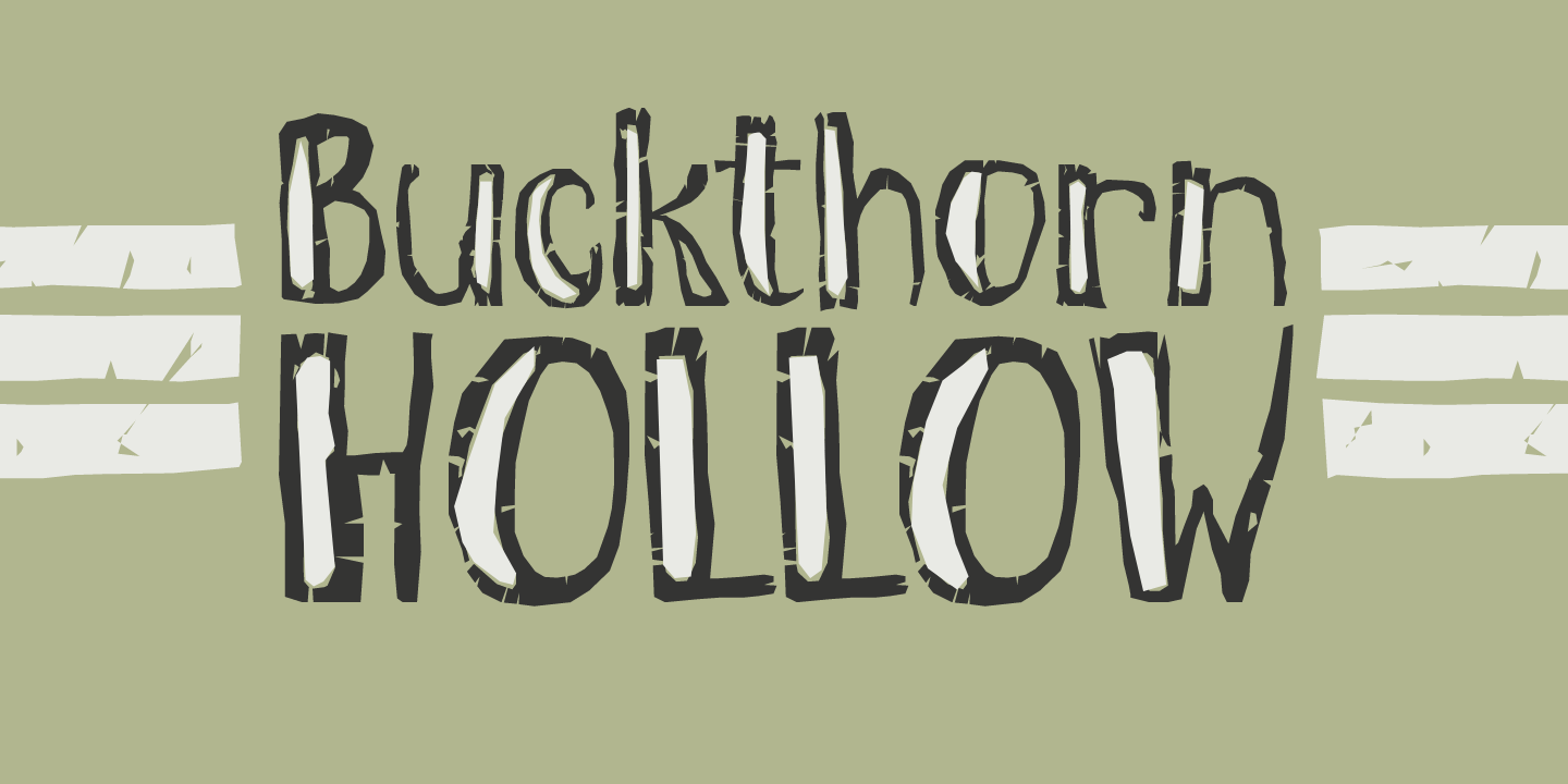 Buckthorn Font Poster #1
