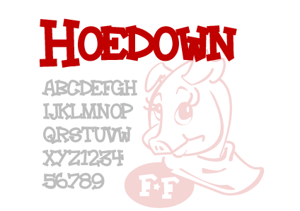 Hoedown Font Poster #1