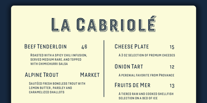 Gineso Titling Font Poster #1