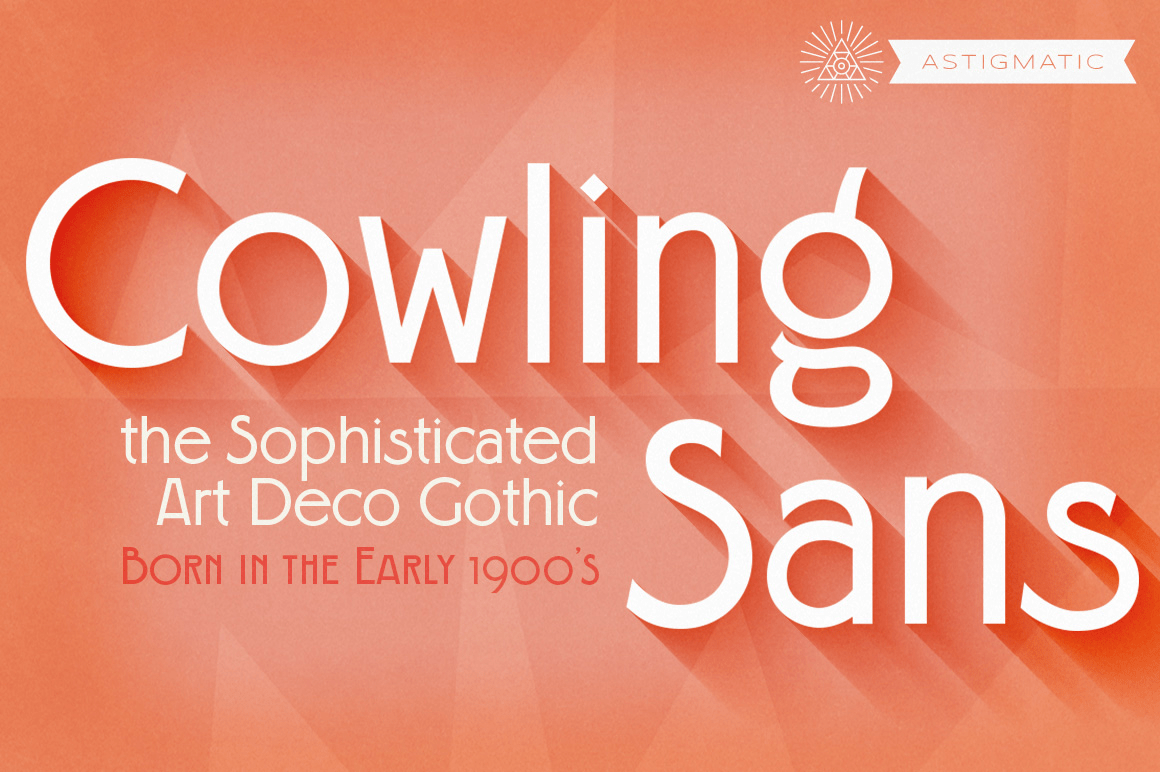 Cowling Sans AOE Font Poster #1