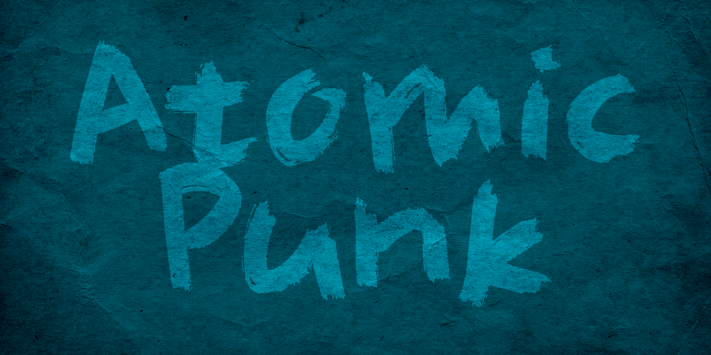 Full Blast Font Poster #1