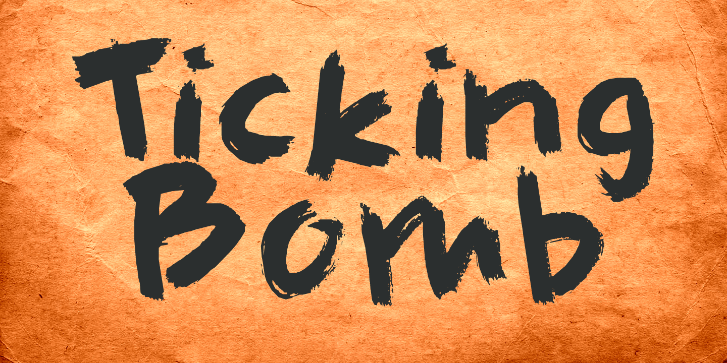 Full Blast Font Poster #1