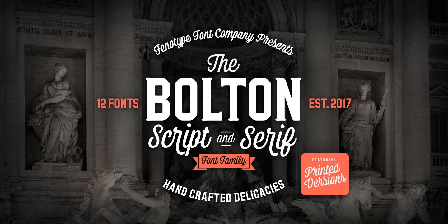 Bolton Font Family Poster