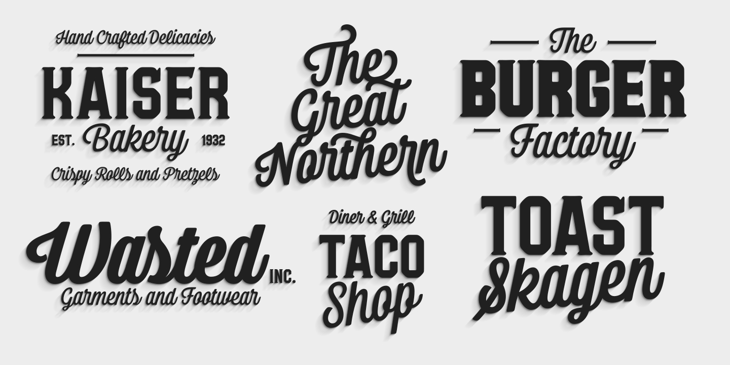 Bolton Font Poster #1