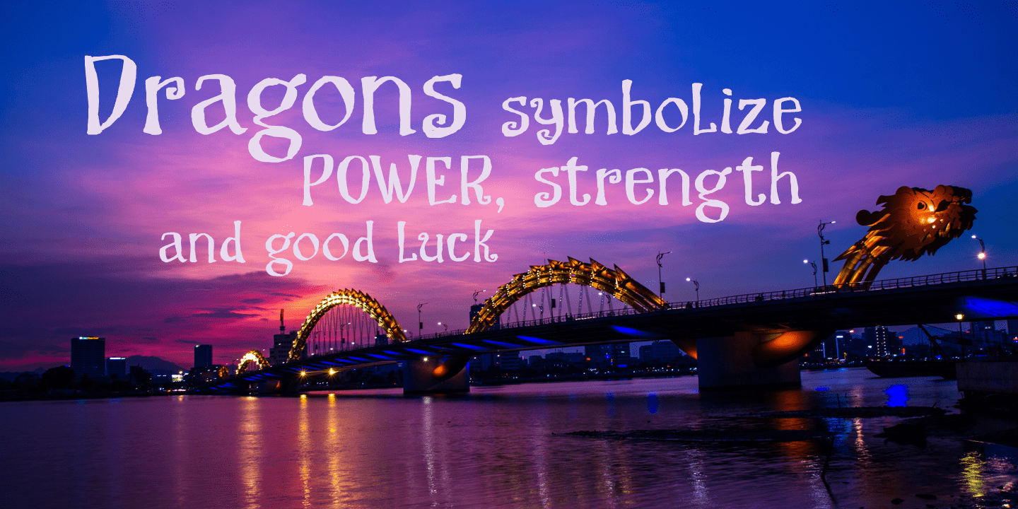 Dragon Spell Font Poster #1