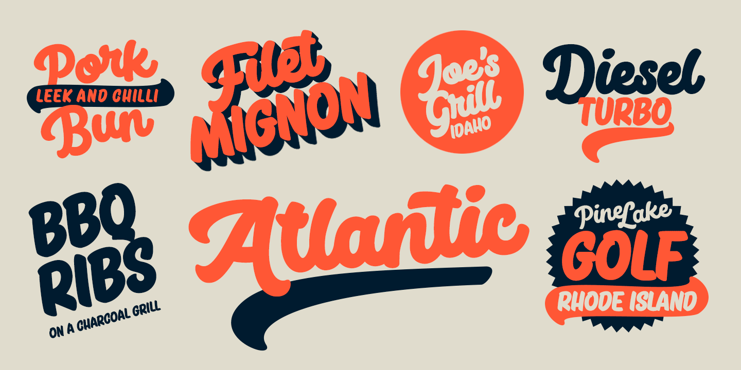 Big Fish Font Poster #1