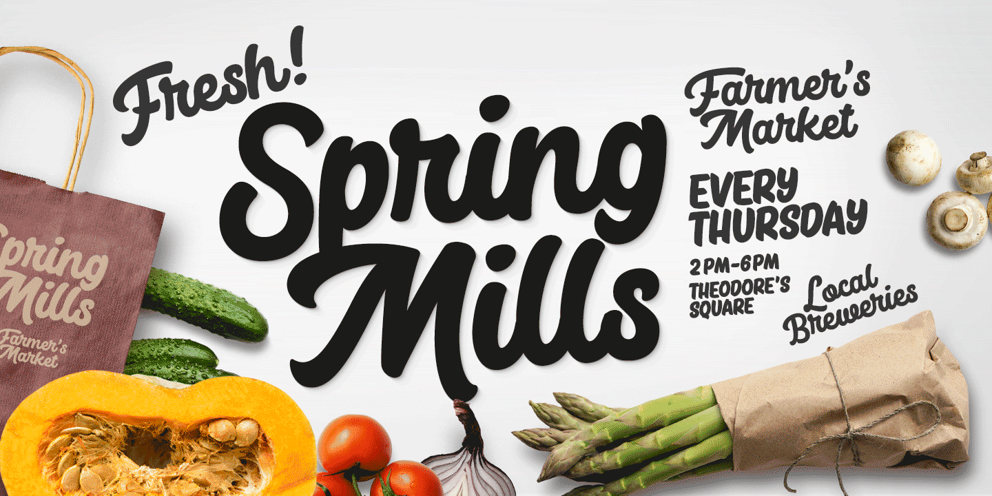 Big Fish Font Poster #1