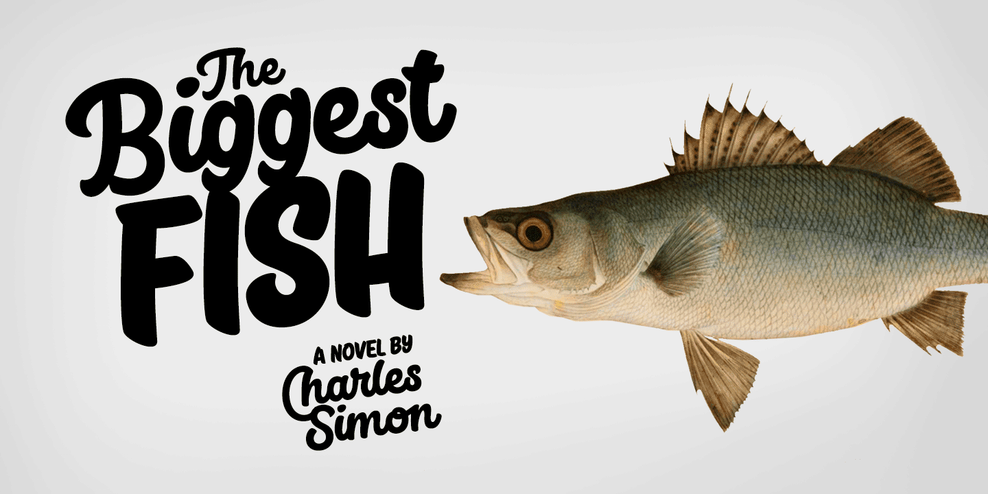 Big Fish Font Poster #1
