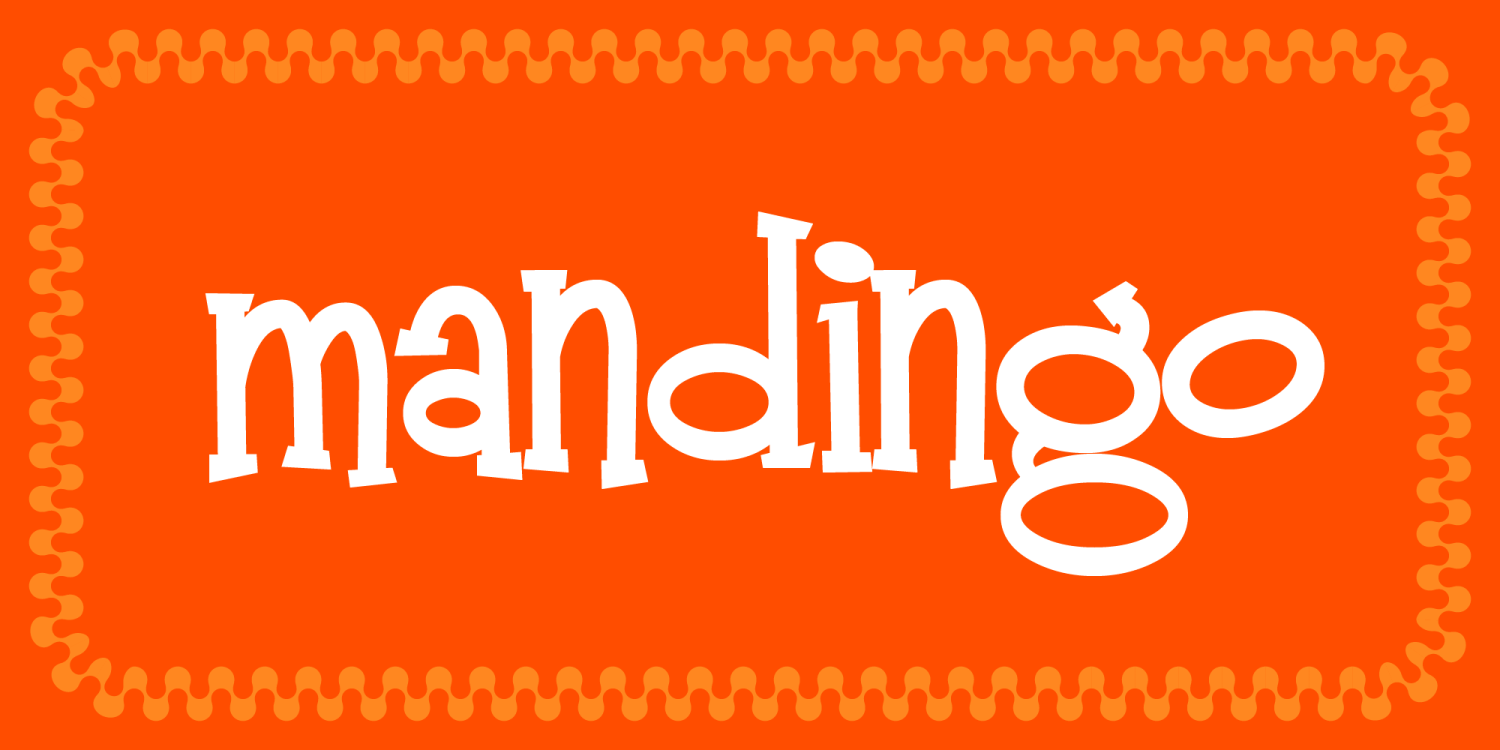 Mandingo Font Poster #1